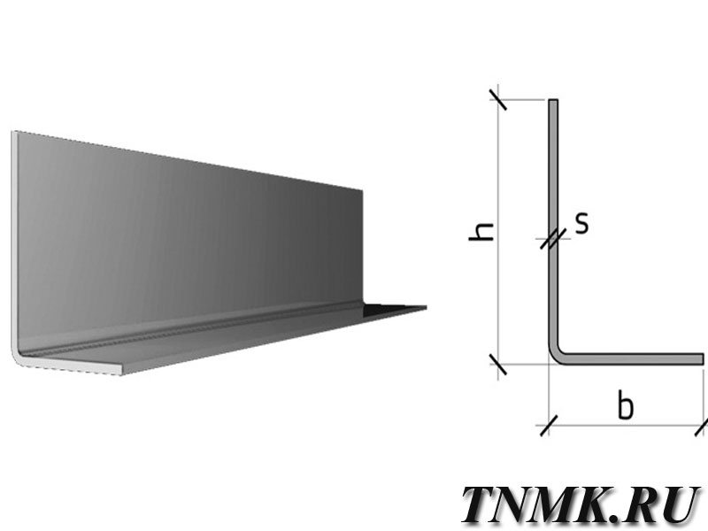 Уголок гнутый равнополочный 90х90х5 мм 09Г2С ГОСТ 19771-93
